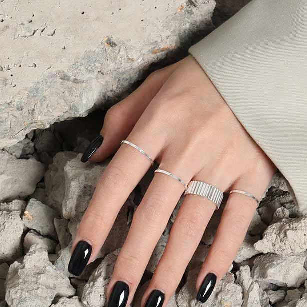 Minimalism Gear 925 Sterling Silver Ring
