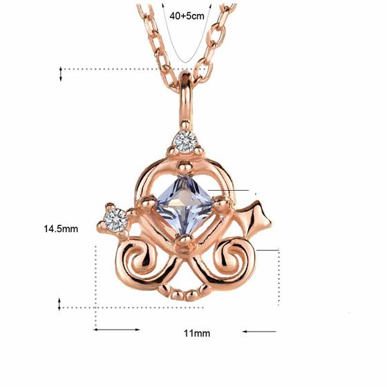 Holiday Square CZ FatTonny 925 Sterling Silver Necklace