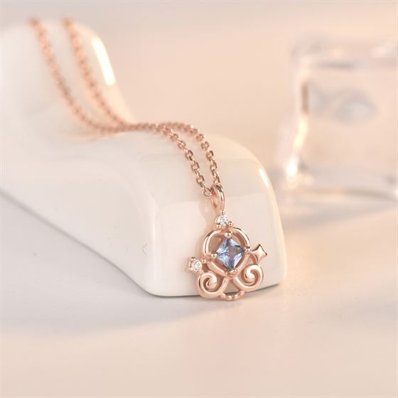 Holiday Square CZ FatTonny 925 Sterling Silver Necklace