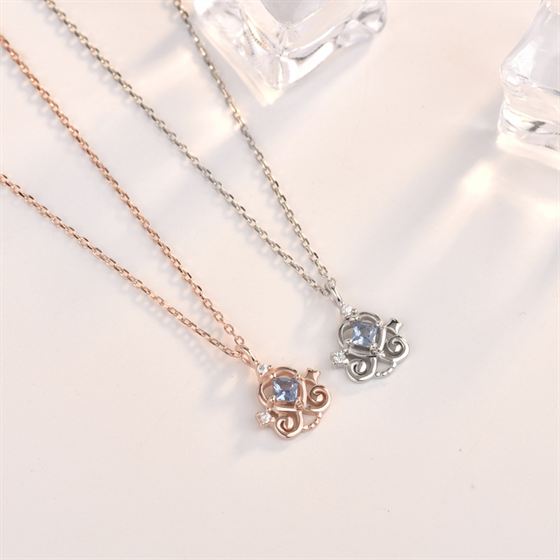 Holiday Square CZ FatTonny 925 Sterling Silver Necklace