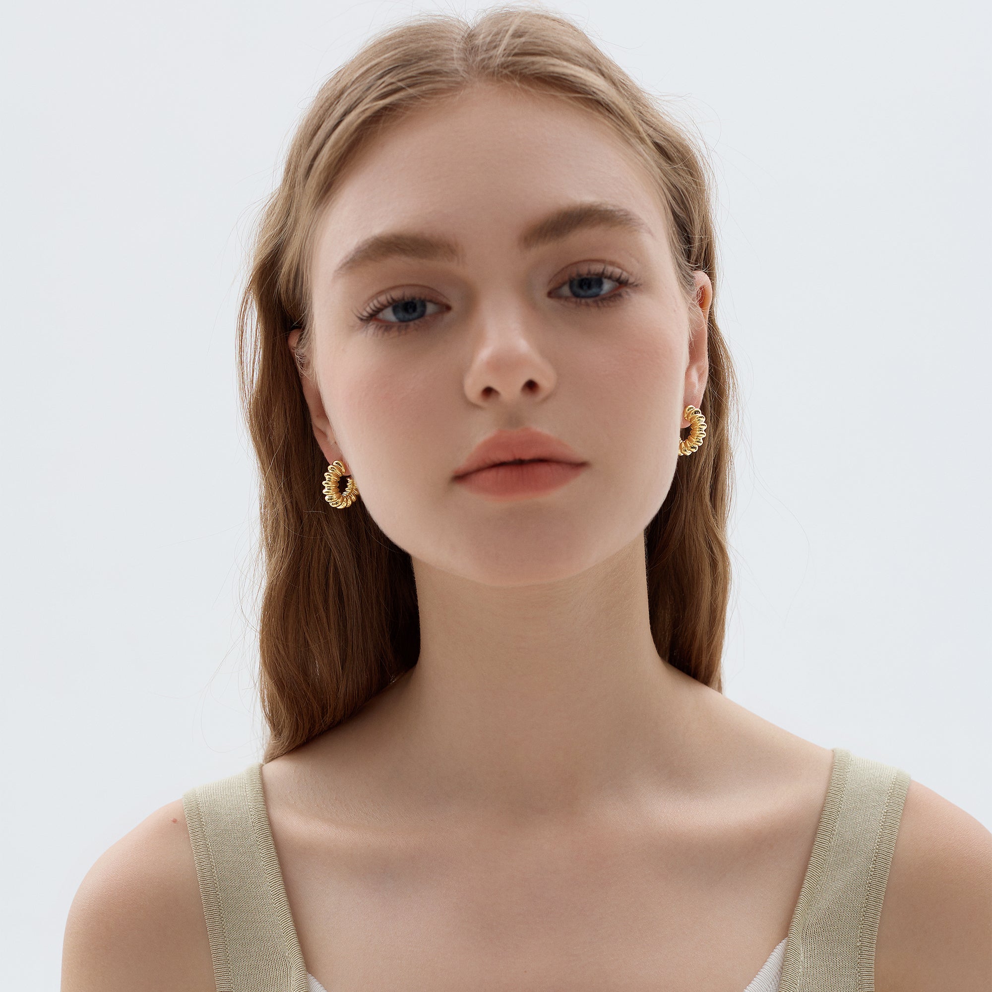 Large Chunky Electroforming Hollow Light Exaggerated Jewelry Bold Look Extra Large Statement Hoop Earrings