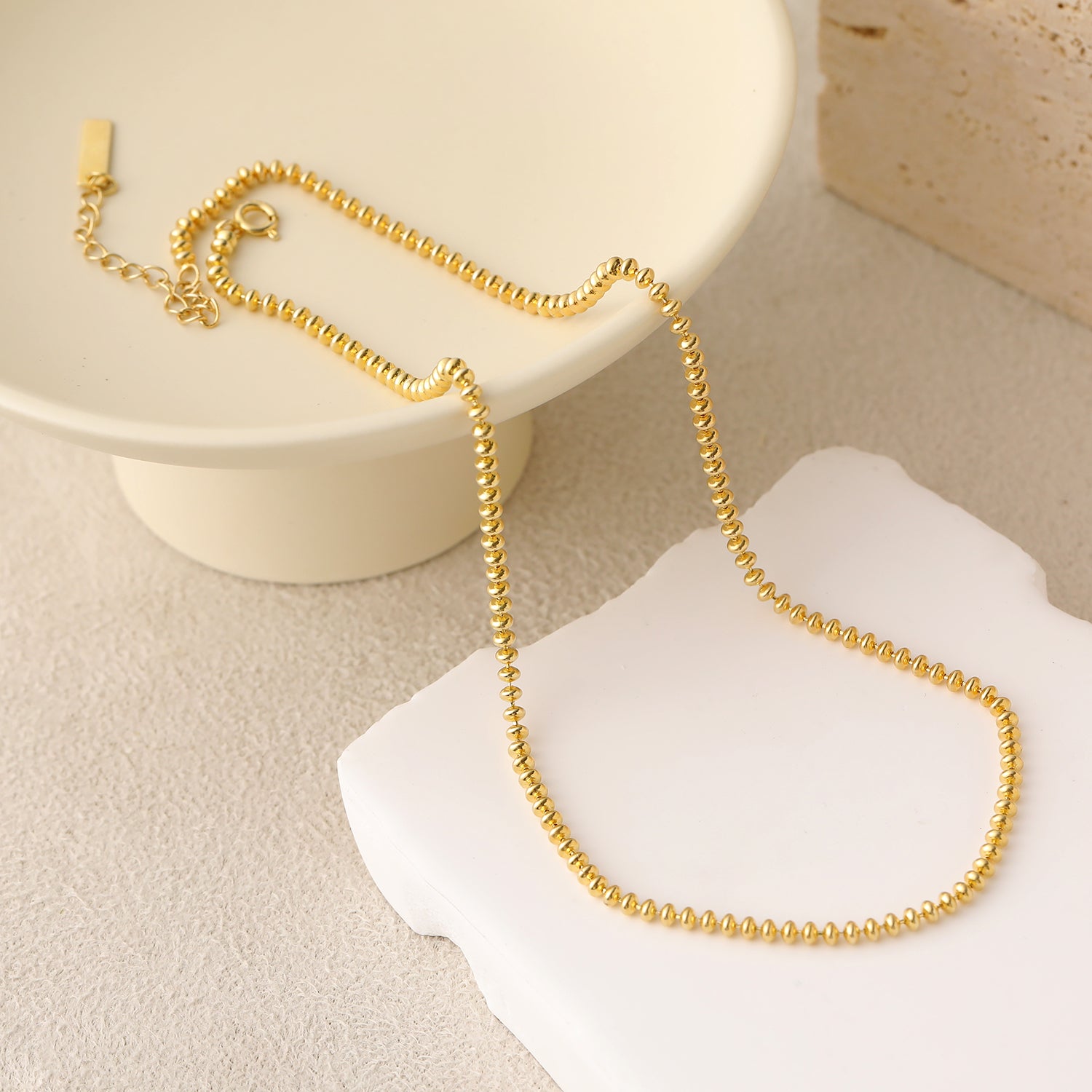 Fashion Beads Party 925 Sterling Silver Necklace